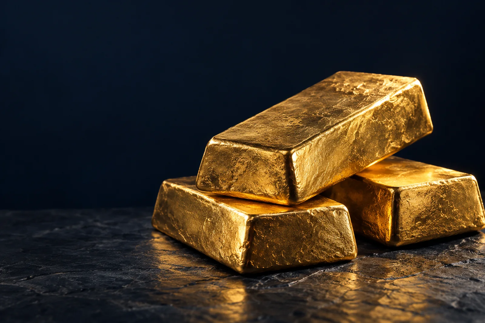 Illustrative unmarked gold bullion